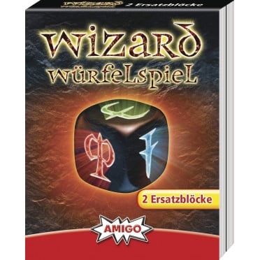 Wizard Würfelspiel - Ersatzblöcke (2 Stück) 