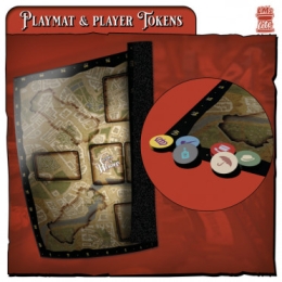 Chamber of Wonders – Neoprene Playmat + 6 Wooden Player Tokens